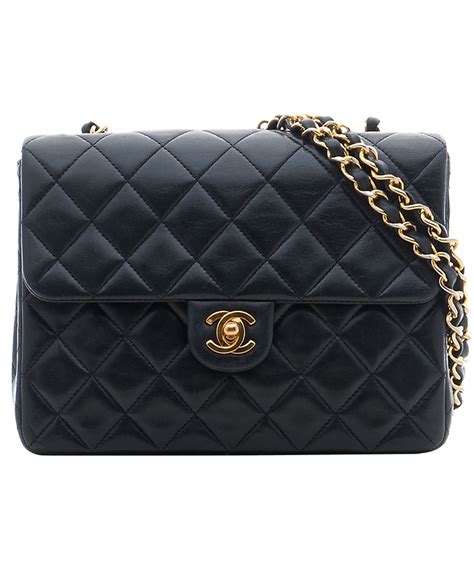 quilted black chanel purse|chanel quilted black handbag.